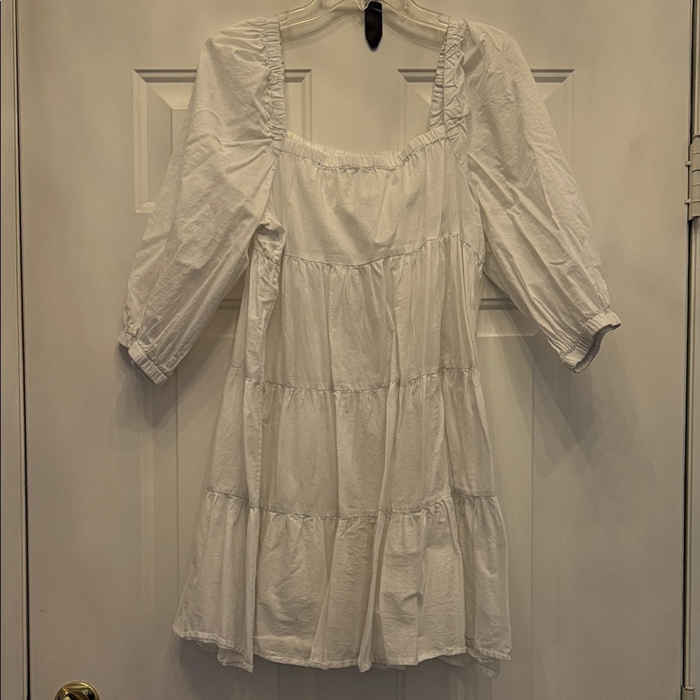 J. Crew Elegant White Dress